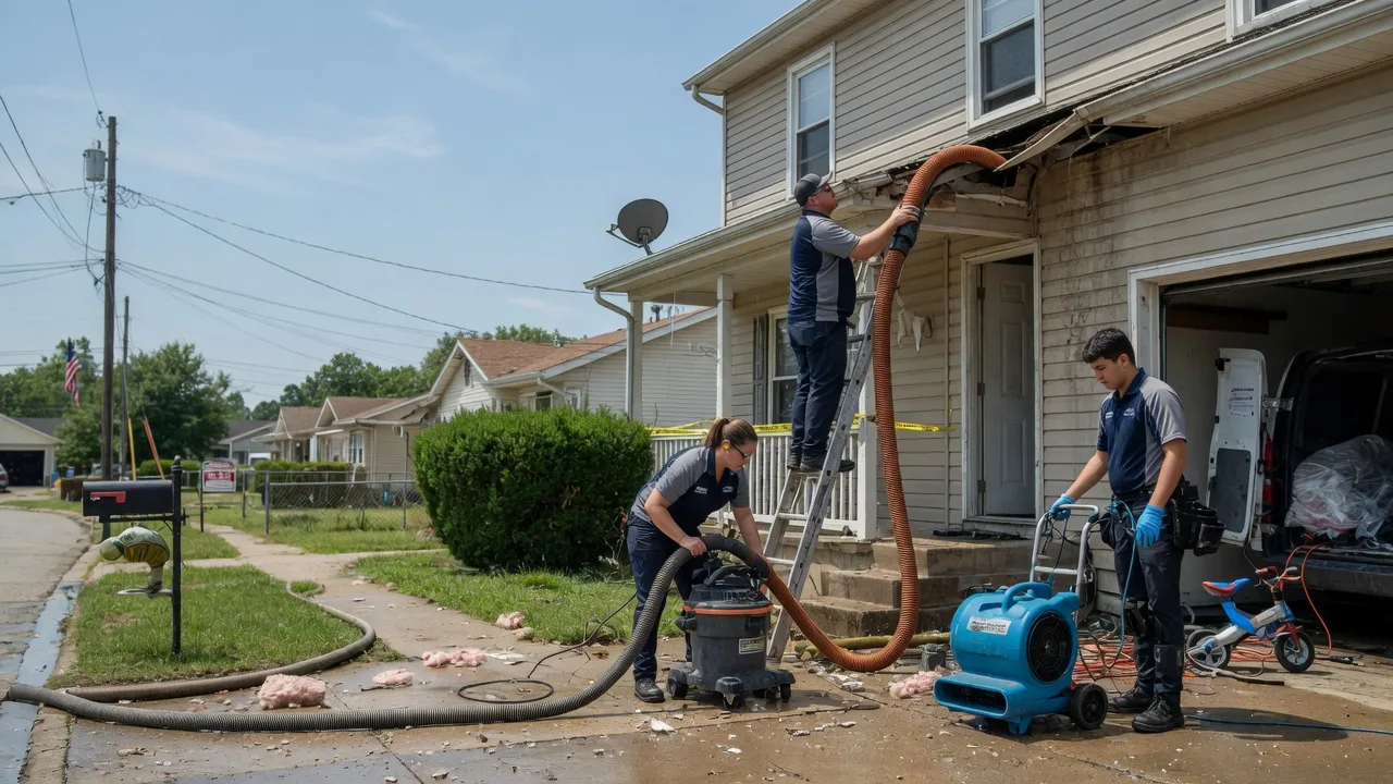 Water Damage Restoration in Sandwich, IL near me